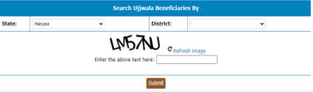 search ujjwala beneficiary list