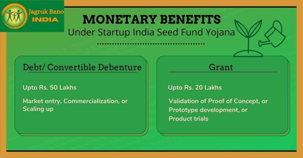 Difference betwwen grat and debentures in seed fund scheme