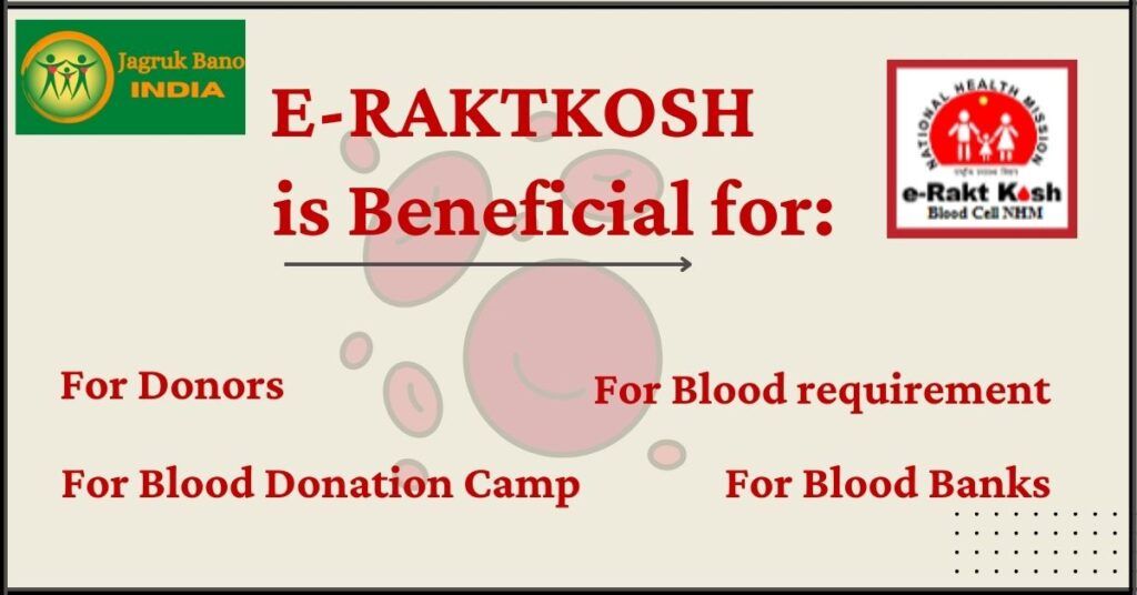 E-raktkosh is launched for donors, blood bank, blood camps, and for anyone who requires blood