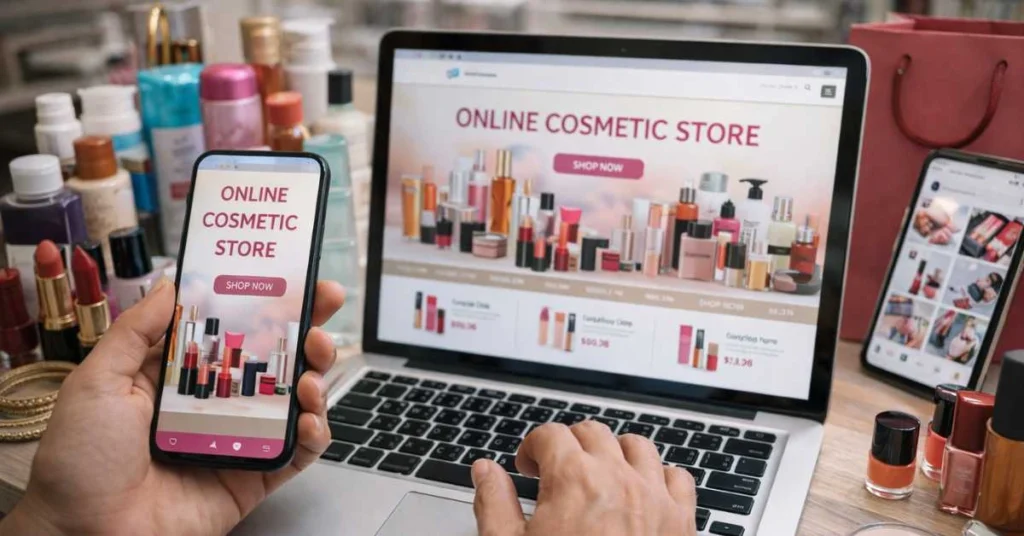 Online cosmetic shop kaise khole